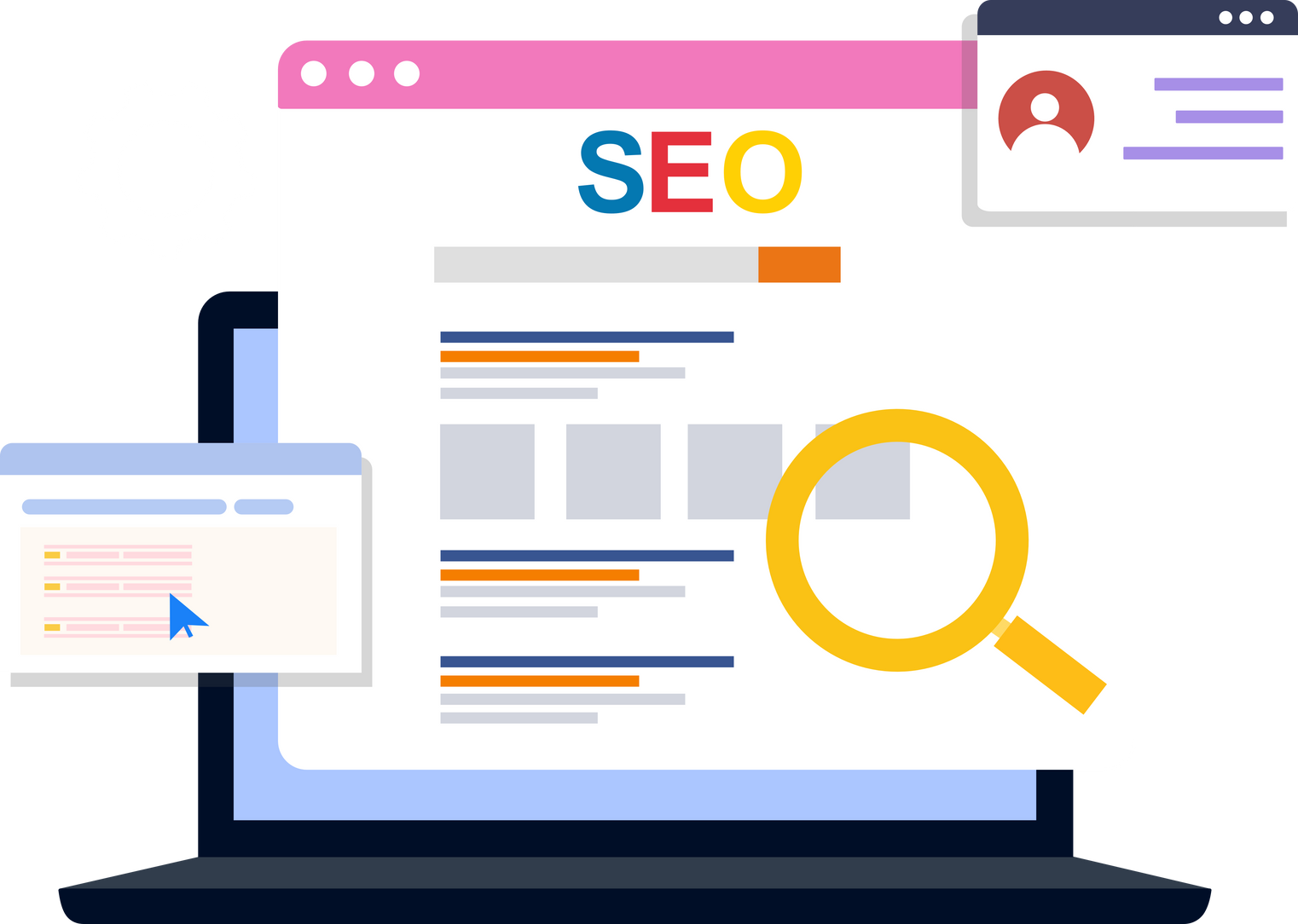 SEO optimization for better search engine ranking on web SEO success